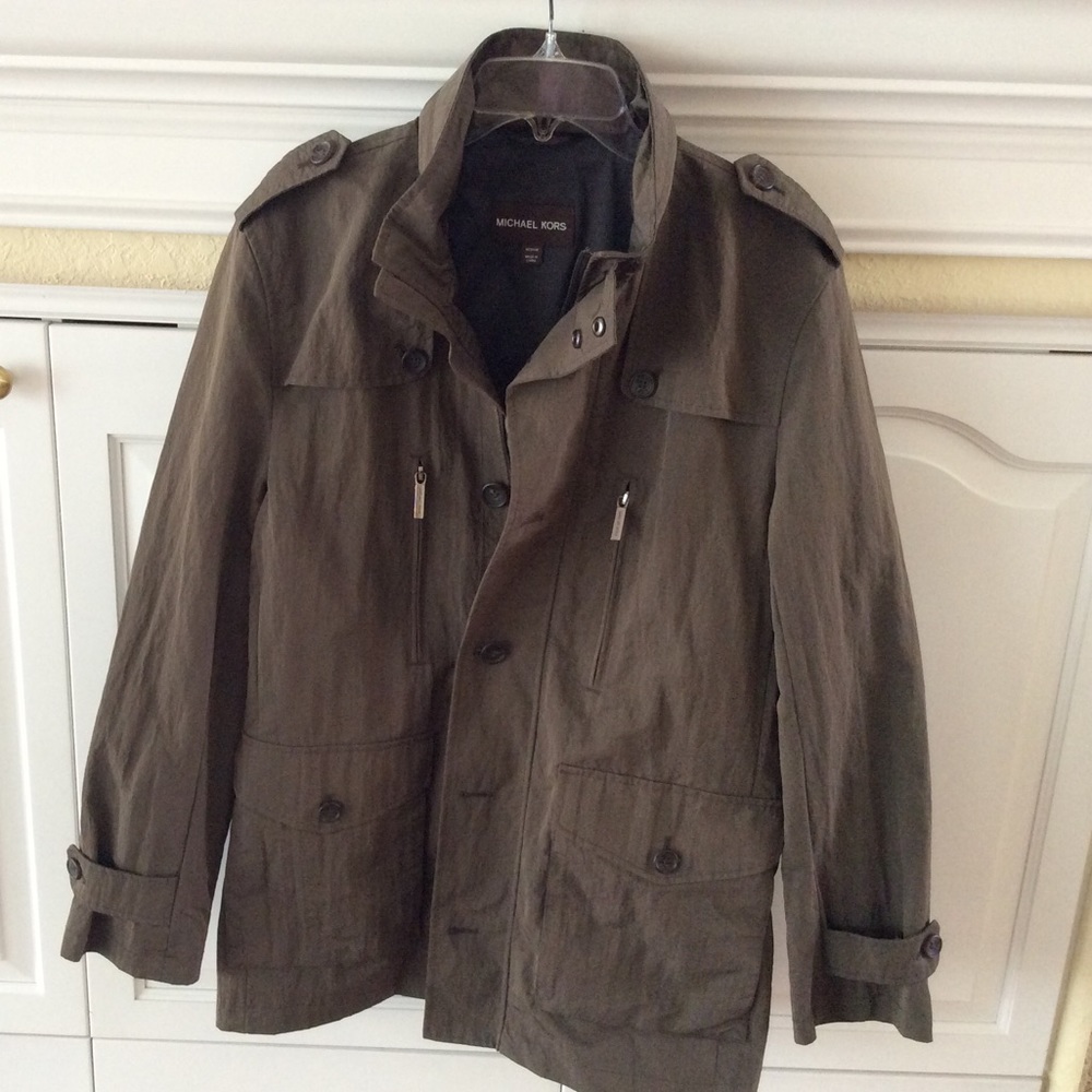 Michael Kors brown jacket size M NWOT